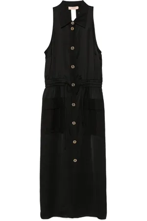 Twin-Set Midikleid mit Logo-Gravur