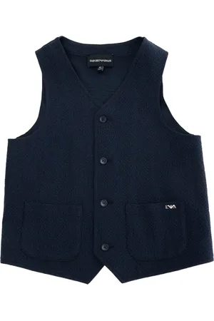Emporio Armani Weste mit Knopfverschluss