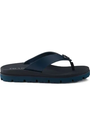 Prada Flip-Flops mit Logo-Verzierung