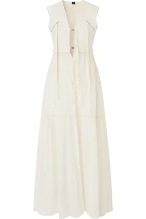 Pinko Langes Kleid mit Schnalle