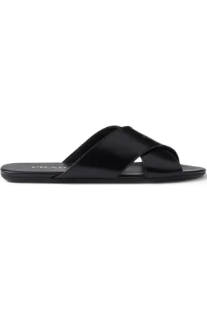 Prada Sandalen mit überkreuzten Riemen