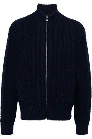 VERSACE Cardigan mit Zopfmuster