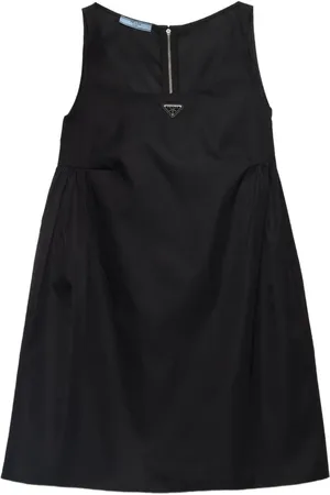 Prada Minikleid mit Triangel-Logo