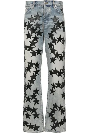 AMIRI Halbhohe Chemist Straight-Leg-Jeans