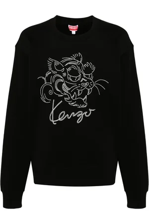 Kenzo Sweatshirt mit Tigerstickerei