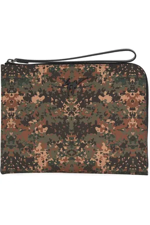 Giuseppe Zanotti Fabian Clutch mit Camouflage-Print