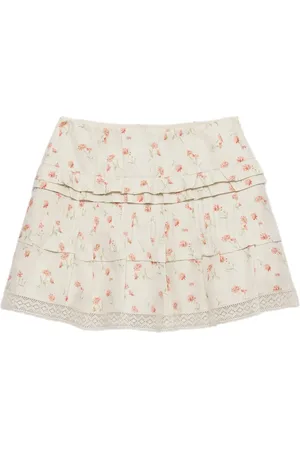 Prada Rock mit Blumen-Print