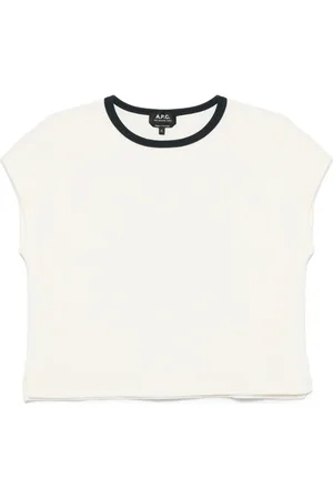 A.P.C. T-Shirt mit Logo-Stickerei