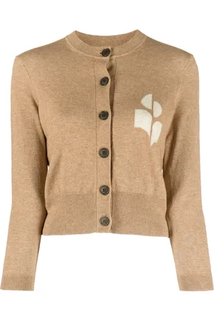 Marant Etoile Newton Cardigan mit Intarsienmuster