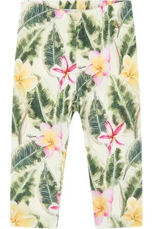Roberto Cavalli Botanical-print trousers