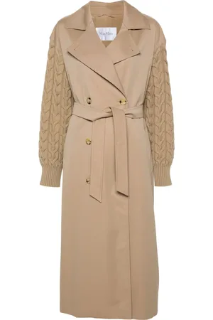 Max Mara Wasserabweisender Gabardine-Trenchcoat