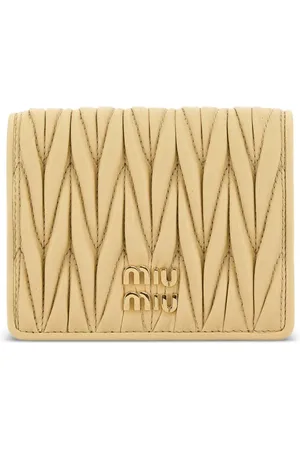 Miu Miu Portemonnaie aus Matelassé-Leder