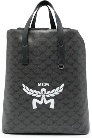 MCM Himmel Rucksack mit Logo-Print