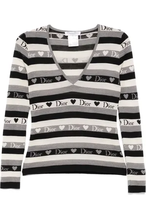 Dior 2005 gestreiftes T-Shirt