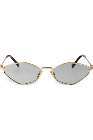 Miu Miu Sonnenbrille mit facettiertem Gestell