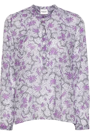 Marant Etoile Maria Bluse mit abstraktem Print