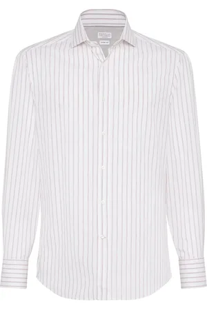 Brunello Cucinelli Gestreiftes Hemd