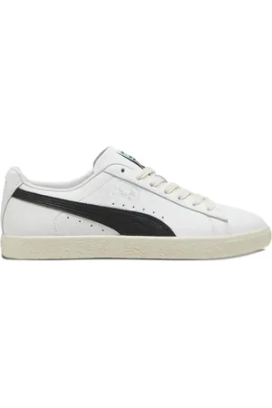 PUMA Clyde Leather "White Black" Sneakers