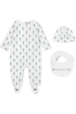 Moncler Printed babygrow set (set of three)