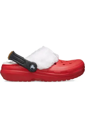 Crocs Santa lined clogs