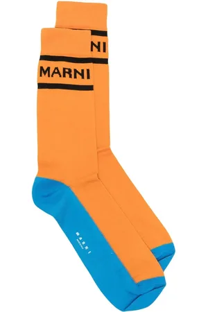 Marni Socken mit Intarsien-Logo