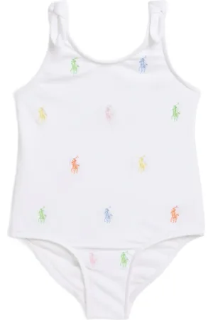 Ralph Lauren Polo Pony-embroidered swimsuit