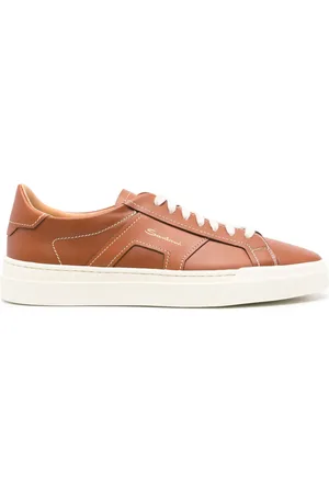 santoni Double Buckle Sneakers
