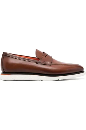 santoni Loafer mit mandelförmiger Kappe