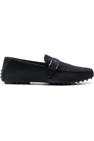 santoni Loafer aus Wildleder