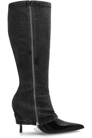 Diesel Stiefel mit Jeanseinsatz 100mm