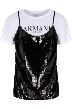 Armani Exchange T-Shirt mit Pailletten
