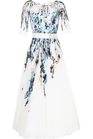 Saiid Kobeisy Kleid mit Perlen
