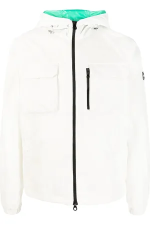 Duvetica Kapuzenjacke mit Logo-Patch