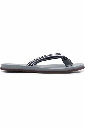 Brunello Cucinelli Flip-Flops mit Streifendetail