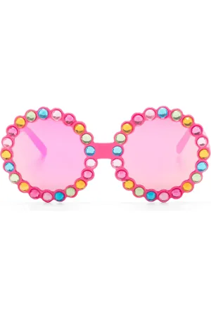 Billieblush Oversized-Sonnenbrille mit Kristallverzierung