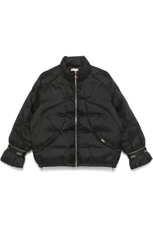 Liu Jo Gefütterte Jacke mit Logo-Print