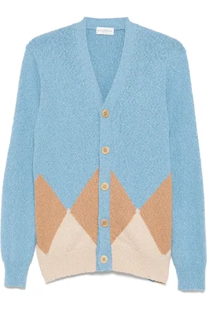 BALLANTYNE Cardigan mit Argyle-Muster