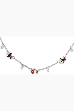 Aaron Basha 18kt Weißgoldhalskette mit Diamanten