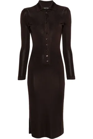 Tom Ford Klassisches Midikleid