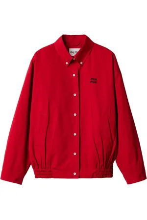 Miu Miu Poplin bomber jacket