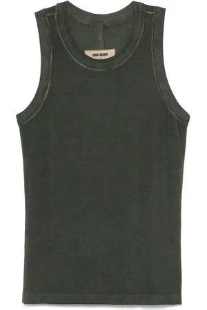 UMA WANG Geripptes Tanktop aus Jersey