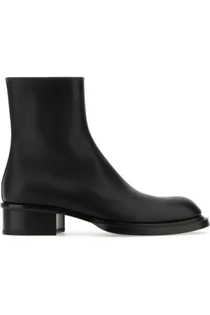 Alexander McQueen Cuban Stack Stiefel