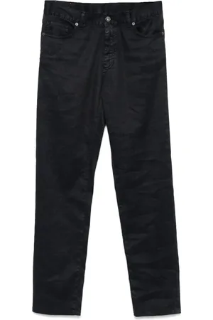 Ermenegildo Zegna Hose mit Logo-Patch