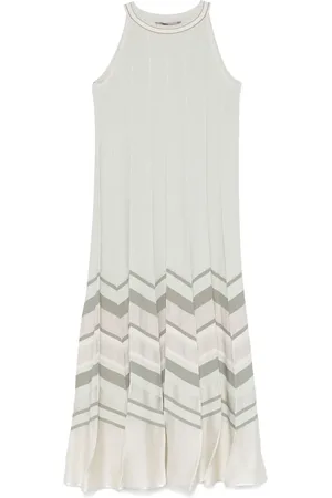 D.EXTERIOR Midikleid mit Zickzackmuster