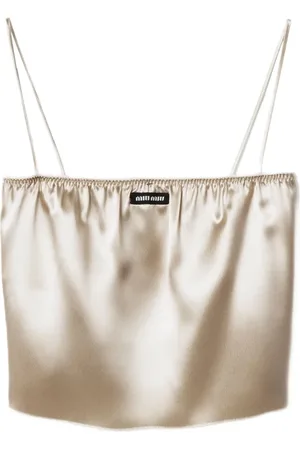 Miu Miu Satin tank top