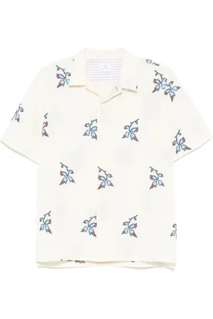 Paul Smith Floral-embroidered shirt