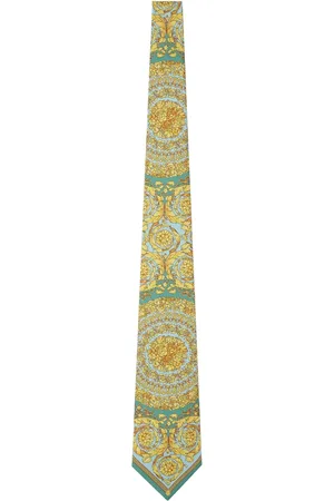 VERSACE Seidenkrawatte mit Barocco-Muster