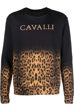 Roberto Cavalli Sweatshirt mit Leoparden-Print
