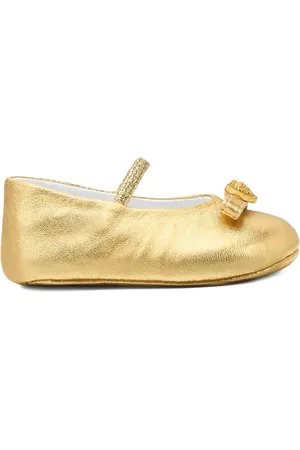 VERSACE Gianni Ribbon Ballerinas