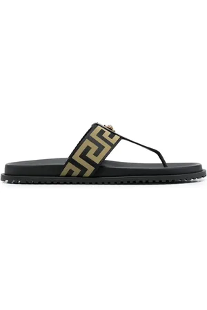 VERSACE Medusa Flip-Flops mit Greca-Muster